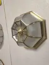 Modern, simple, elegant and light luxury led ceiling lamp for the bedroom, creative round, warm and wavy room lighting fixtures Item Picture